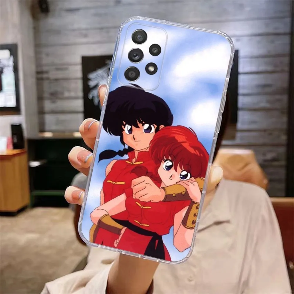 Manga Ranma 12 Phone Case For Samsung Galaxy A71,70,52,51,40,31,A50,30S,21S,Note20ultra Transparent Cover