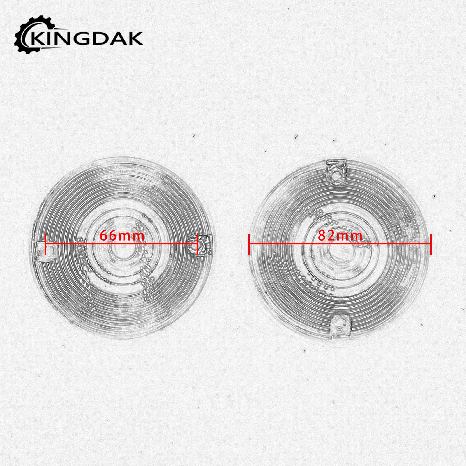 3 1/4 Inch Flat LED Turn Signal Lens Cover Fit For Harley Electra Glides Road King Touring Road Glide Softail Sportster Dyna