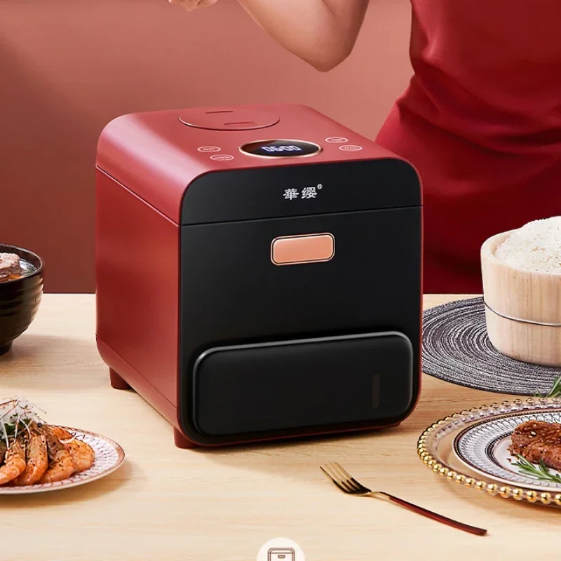 

Electric Rice Cooker 3L 220V Intelligent Rice Soup Separation 0-Coating Wooden Barrel Rice 1-5 Persons Olla Arrocera Eléctrica