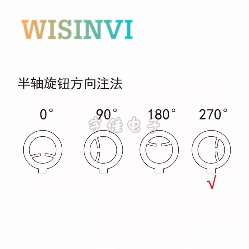 10PCS 11.5*17MM Plastic Double Color Knob Cap Potentiometer switch Sound card volume Mixer knob cap Knob D-Shaped Inner Hole 6mm