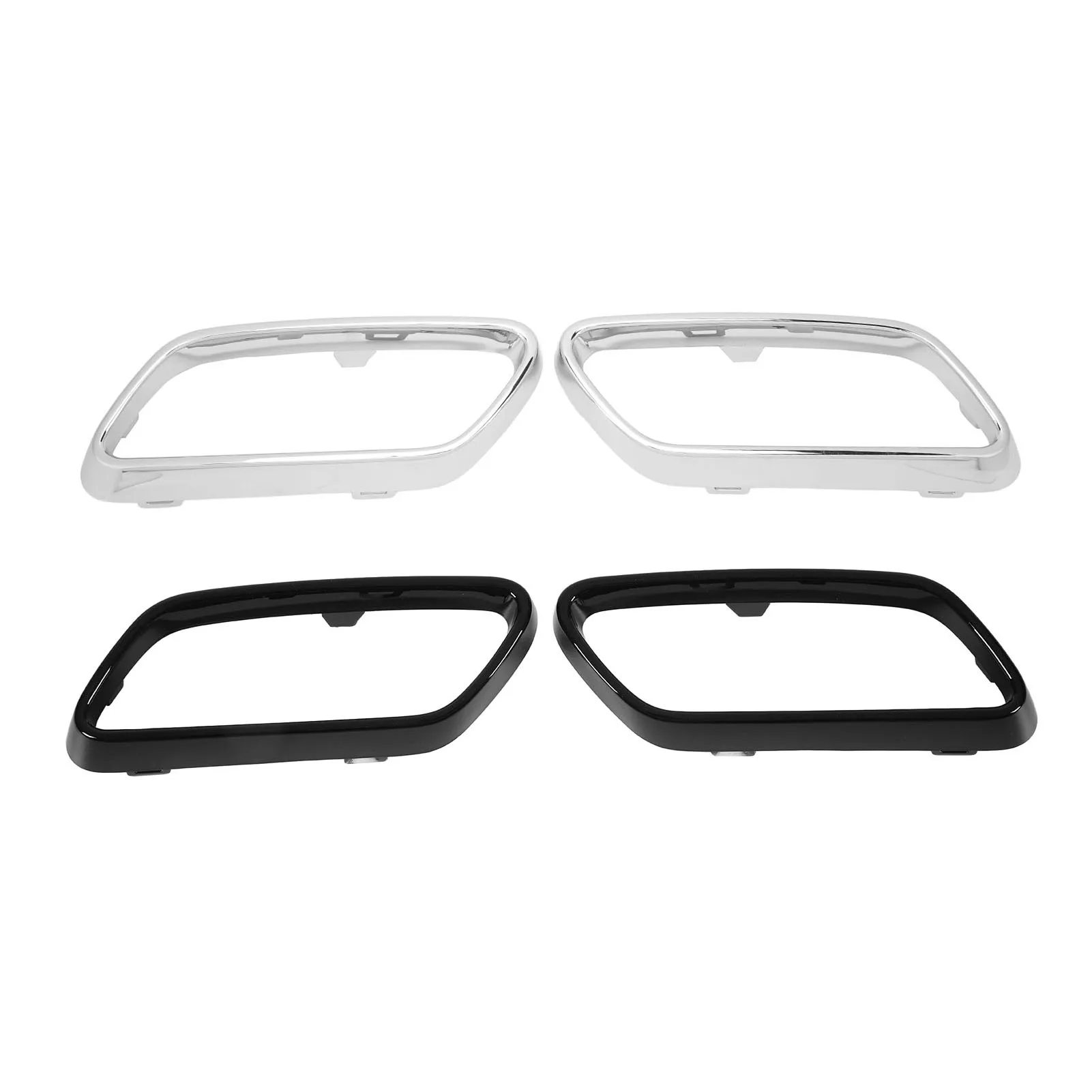 Exhaust Tip Cover Exhaust Tip Cover Trims Bezel Replacement for Benz C‑Class W206 S206 AMG Line 2022 Onwards Tail Throat Cover