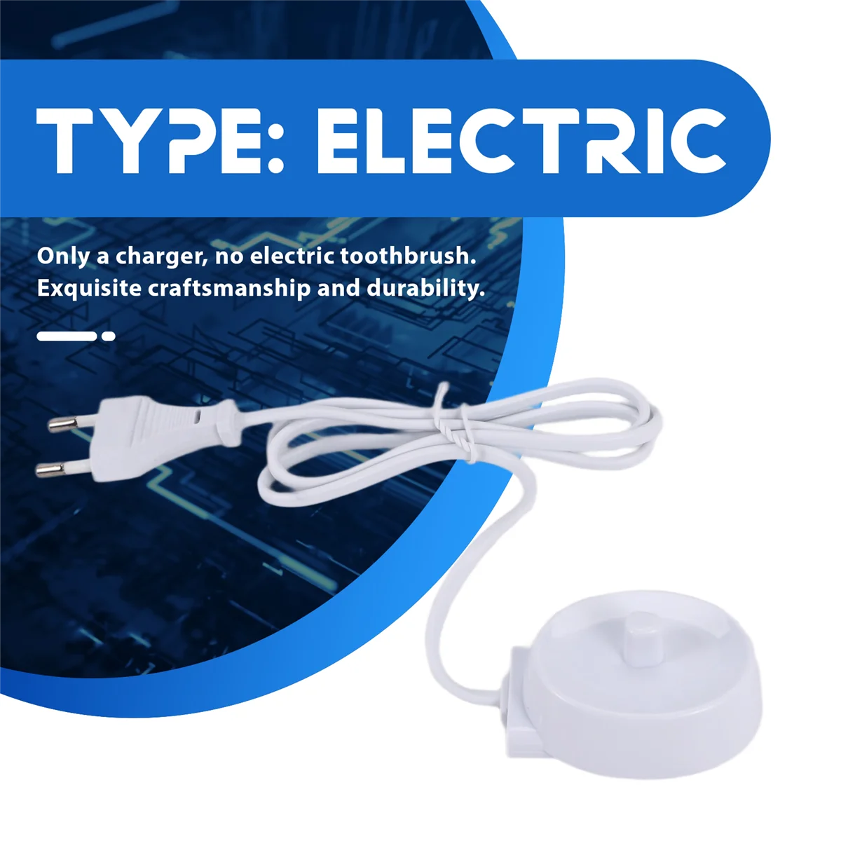 Nuovo ricambio per Braun Oral B Series 3709 D12 D16 D20/89 00D36 P2000 per caricabatterie con supporto per spazzolino elettrico-Spina UE