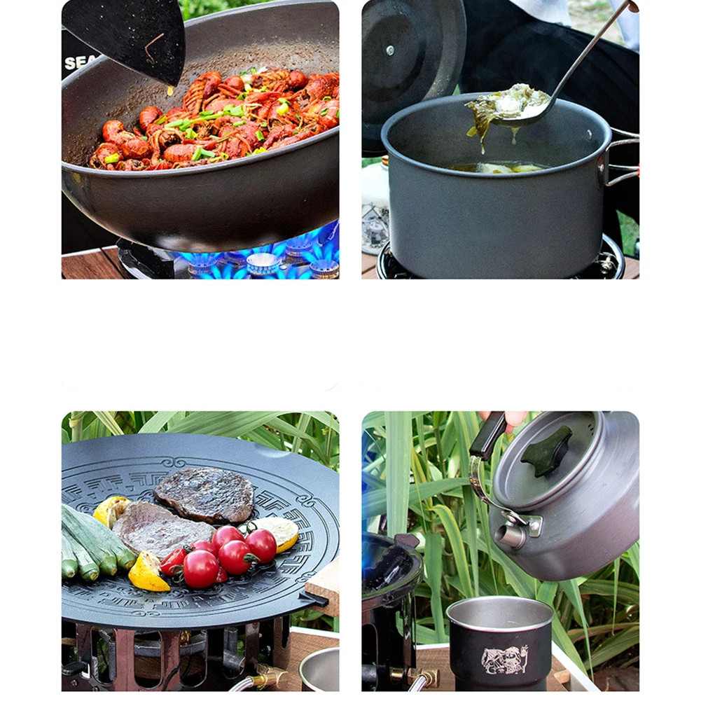 電子ガスストーブ-キャンプストーブ-キャンプ用品-235-10cm-省エネキャンプストーブ-エネルギー効率の高い耐熱性