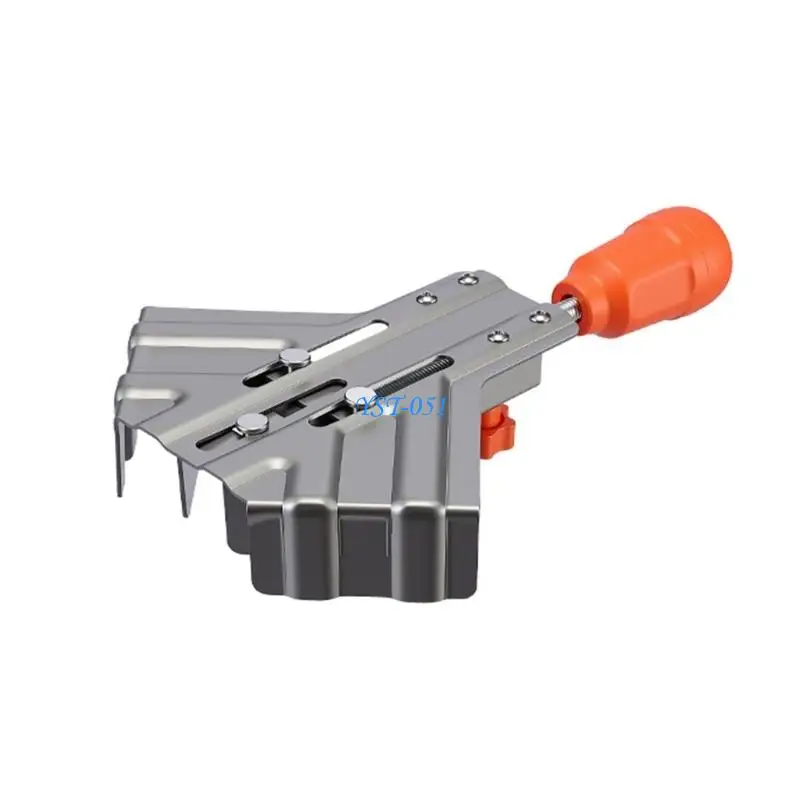 E15A Adjustable 90 Degree Aluminum Alloys Right Angles Clamp Heavy Duty Woodworking Welding Fixture Welders Angles Clamp Hand