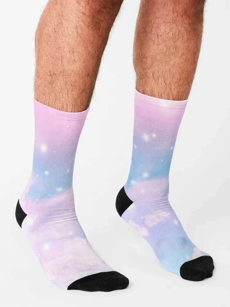 Pastel Cosmos Dream #4 #decor #art Socks designer brand Novelties short loose Mens Socks Women's