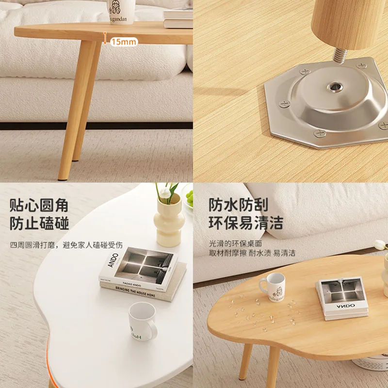 Wood Japanese Coffee Table Bedroom Unique Space Saving Center Storage Side Table Sofa Breakfast Mesa Auxiliar Patio Furniture