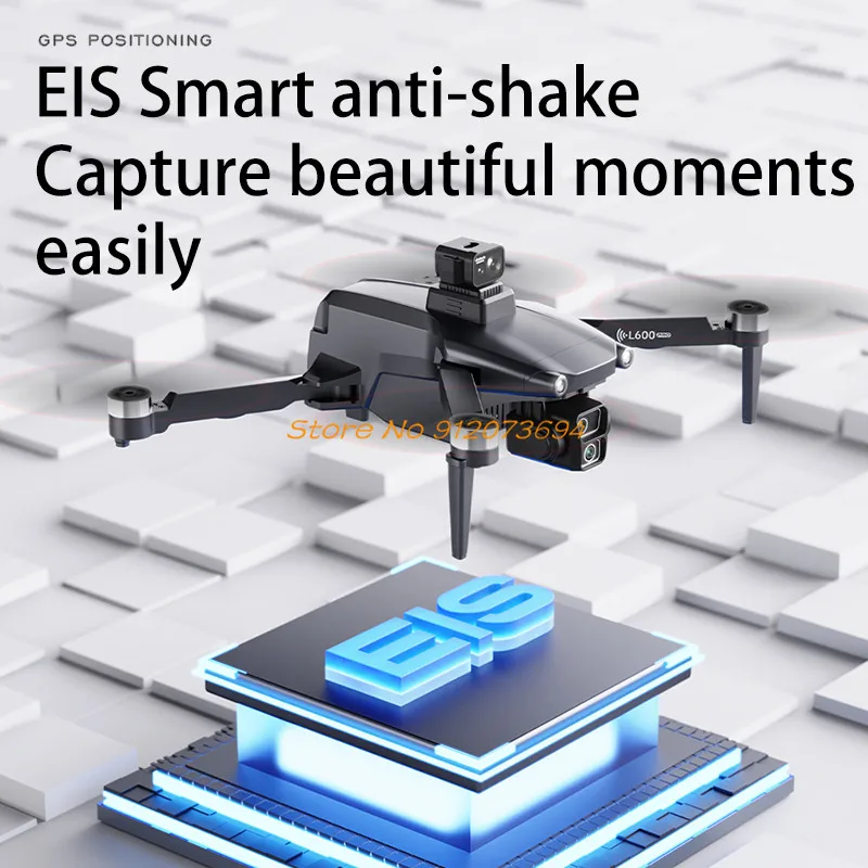 8K EIS Anti Shake Bezszczotkowy pilot zdalnego sterowania 5G LCD FPV Quadcopter 3KM 360 °   Unikanie przeszkód GPS Powrót Optyczny przepływ RC Drone