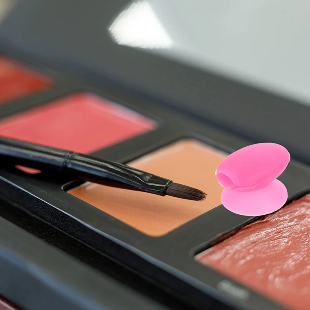 

12 Pcs Lip Brush Dust Cover Glossy Silicone Sleeve Protector Makeup Supplies Dustproof Cap For LipBrush Storage Reusable