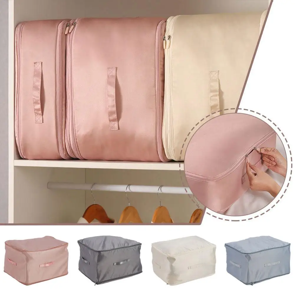 Space Saving Self Compression Organizer Heavy Duty Moving Bags Space Saving Storage Tote For Comforters Blankets