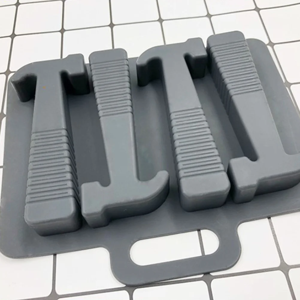 

1Pcs Silicone Hammer Ice Cube Tray 4 Cavity Creative Mold Ice Making Tray Food Safe Kitchen Accessories