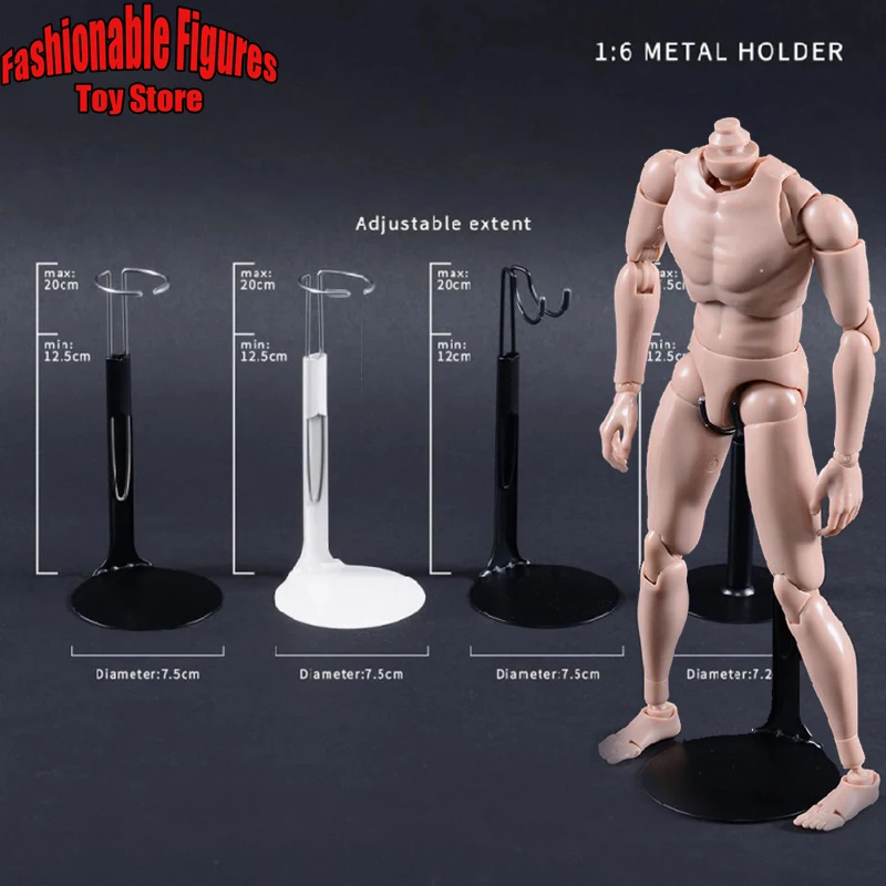 

3 Style ZYTOYS 1/6 Scale Soldier Metal Holder Bracket Support Display Model Fit 12Inch Action Figures Body Toys