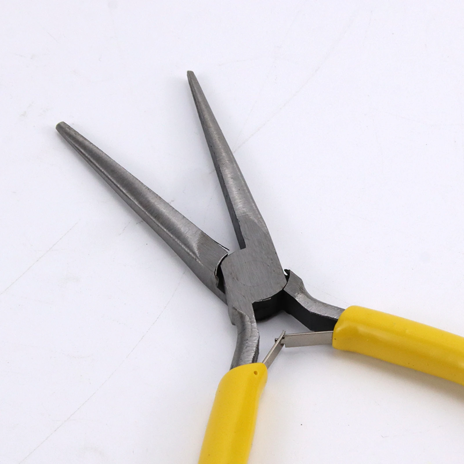 Multi Functional Mini Long Needle Nose Precision Pliers Modeling Jewellery Wire Work Small Plier Cutting 5 inch Hand Tool Yellow