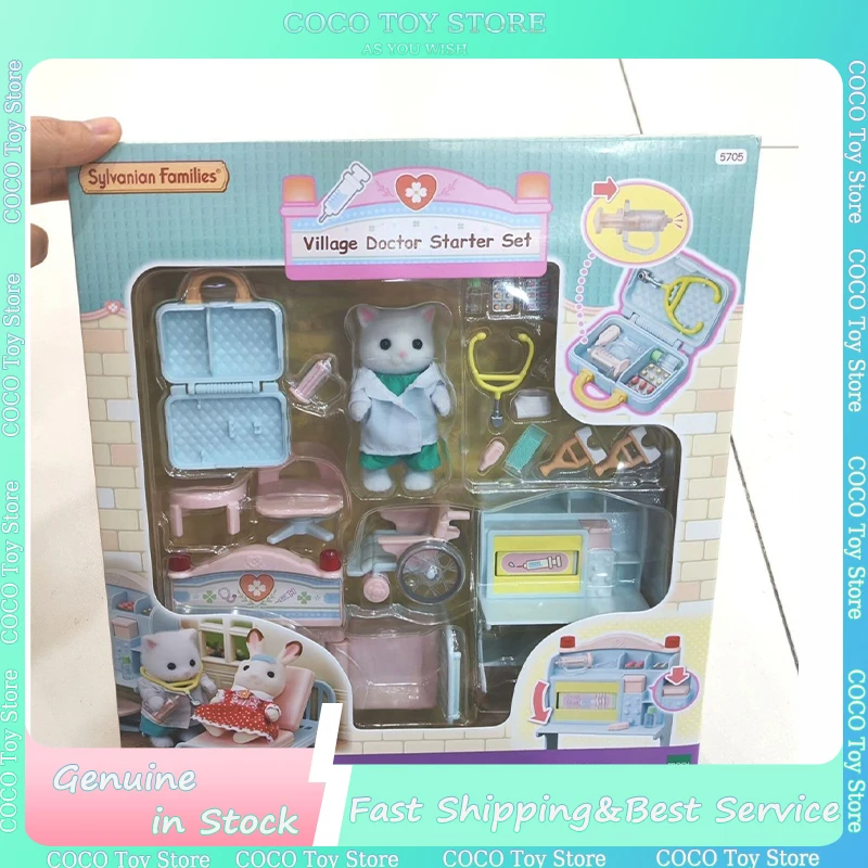 

Оригинал в наличии, аниме-фигурка Сильванской семьи, деревенский доктор, стартовый набор, лесная семья, Сильванский семейный декор, Рождественский подарок