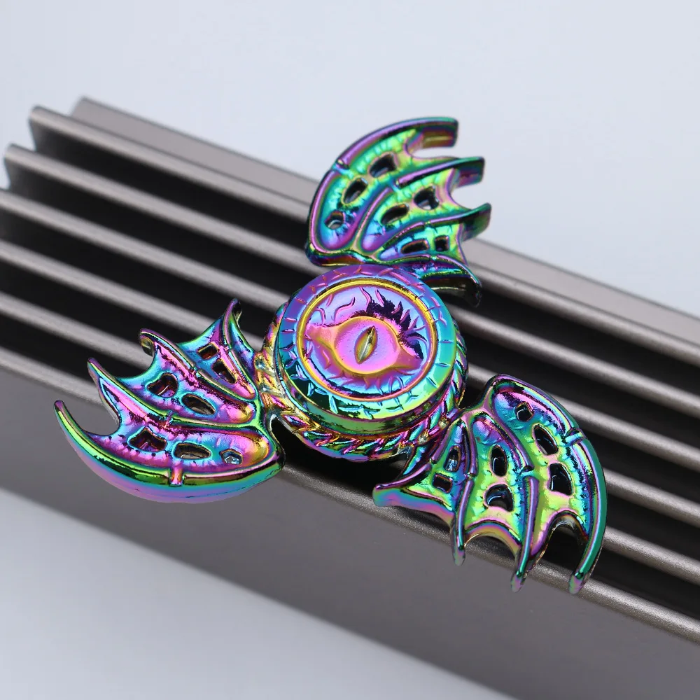 Spirit Devil's Eye Gyro Kreatives Zinklegierungs-Fingerspinner Fliegender Drache Entspannungs- und Freizeitspielzeug Fingerspitzen-Gyro Fidget-Spielzeug – Detail 5