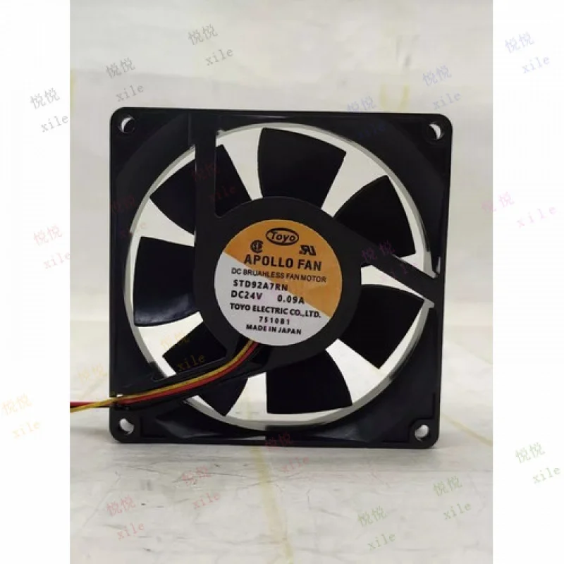 

L+ for Toyo STD92A7RN DC24V 0.09A 9025 9CM 3-Wire Inverter Cooling Fan