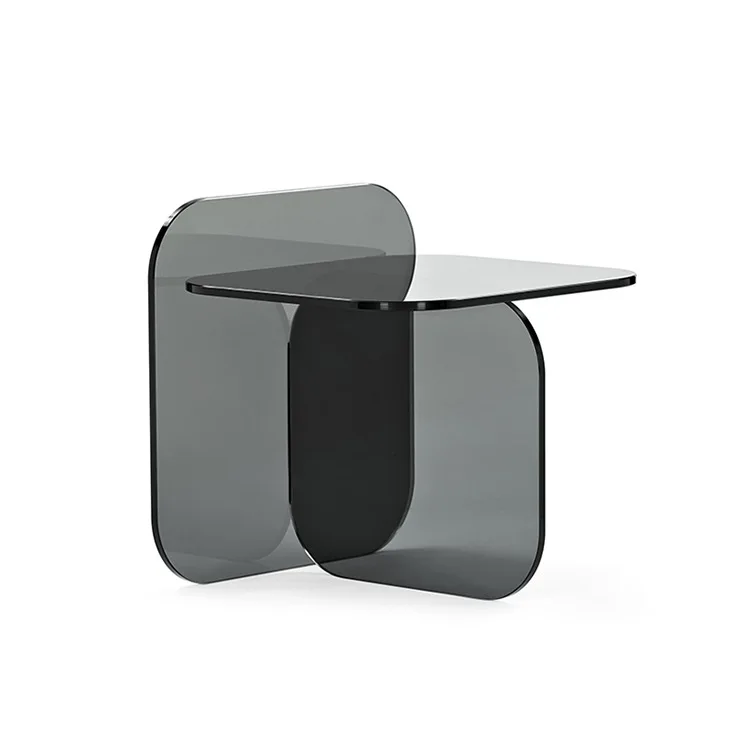 

Nordic, modern, creative, acrylic, living room, color, transparent, small side table