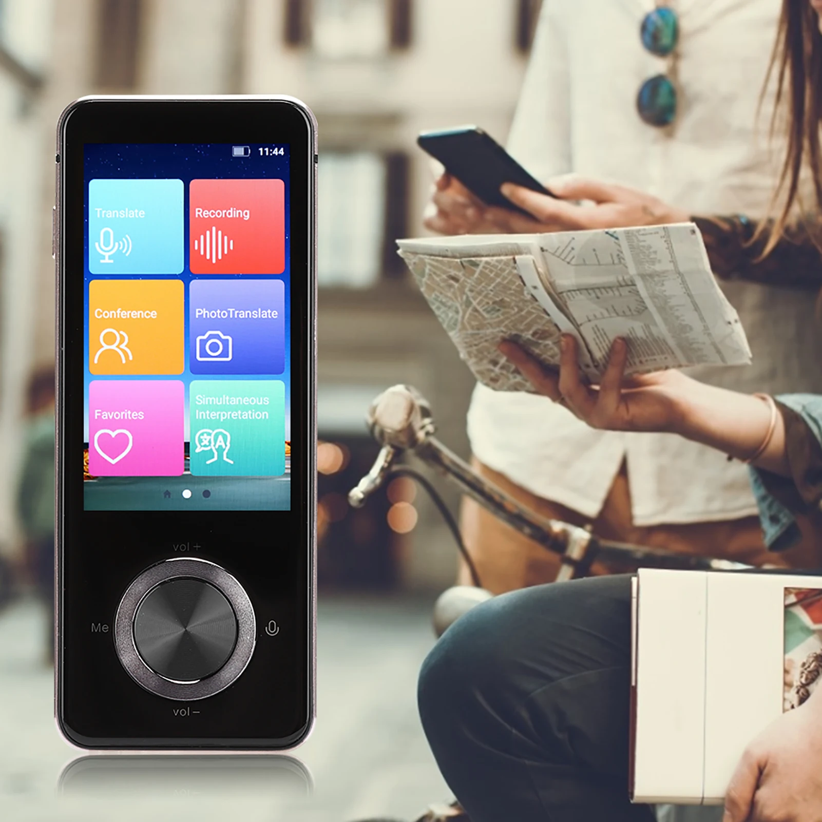 Traductor inteligente de varios idiomas, máquina traductora, soporte para traducción de fotos, traductor de idiomas, traducción por voz