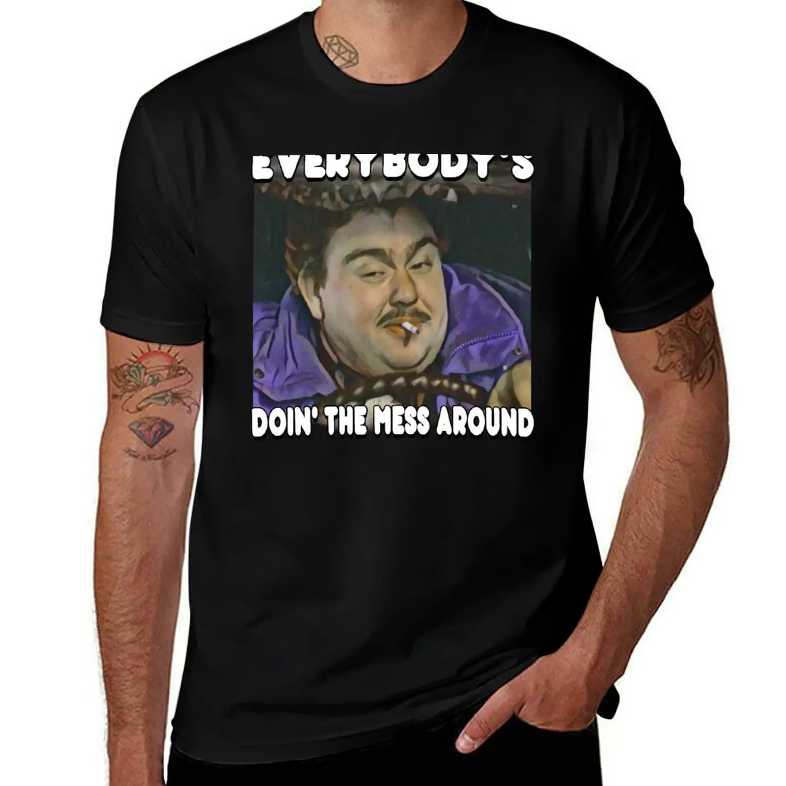 PLANES, TRAINS AND AUTOMOBILES - Everybody's doin the mess around! T-Shirt Casual Light Summer Short Sleeve Top T-Shirt