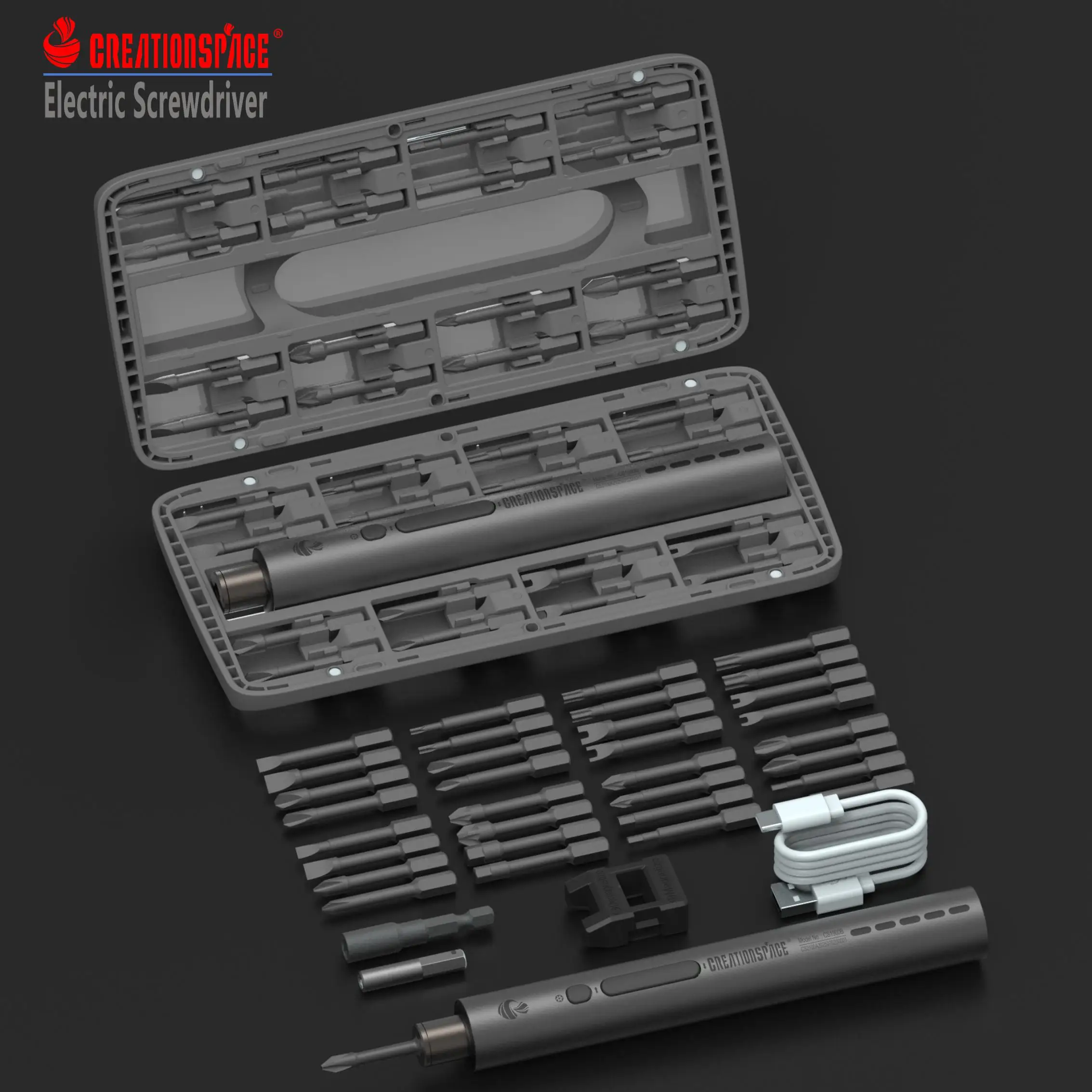 Creationspace Cordless Electric Screwdriver Set Power Screw driver Cordless Precision Screwdriver