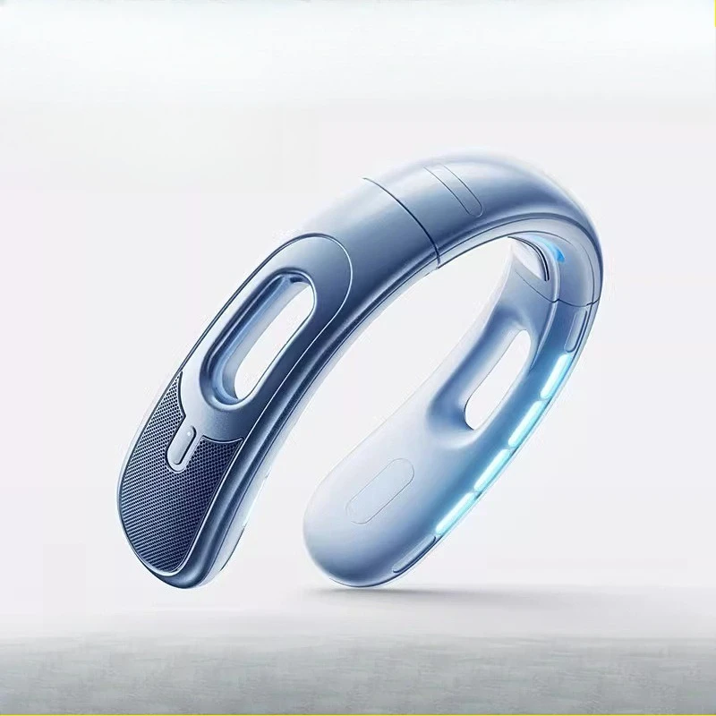 

Small neck fan cooling silent portable battery life long neck fan