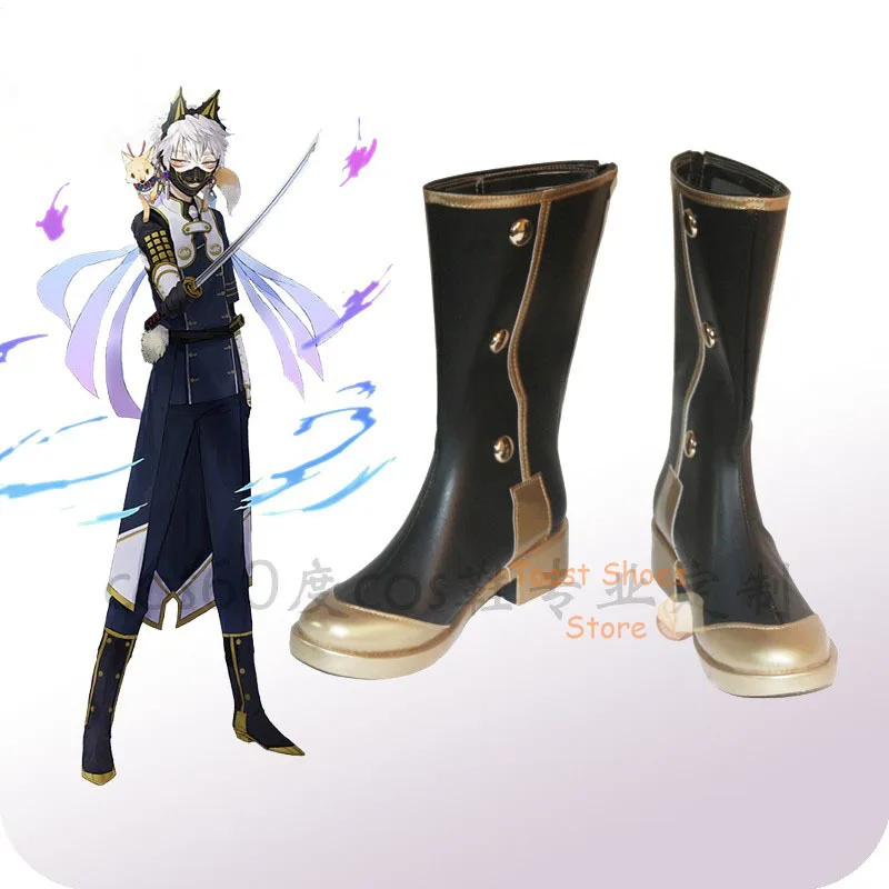 

Аниме Touken Ranbu Online костюм для косплея Nakigitsune Shoes ботинки Комикс Игра на Хэллоуин Косплей Костюм реквизит крутая стильная обувь