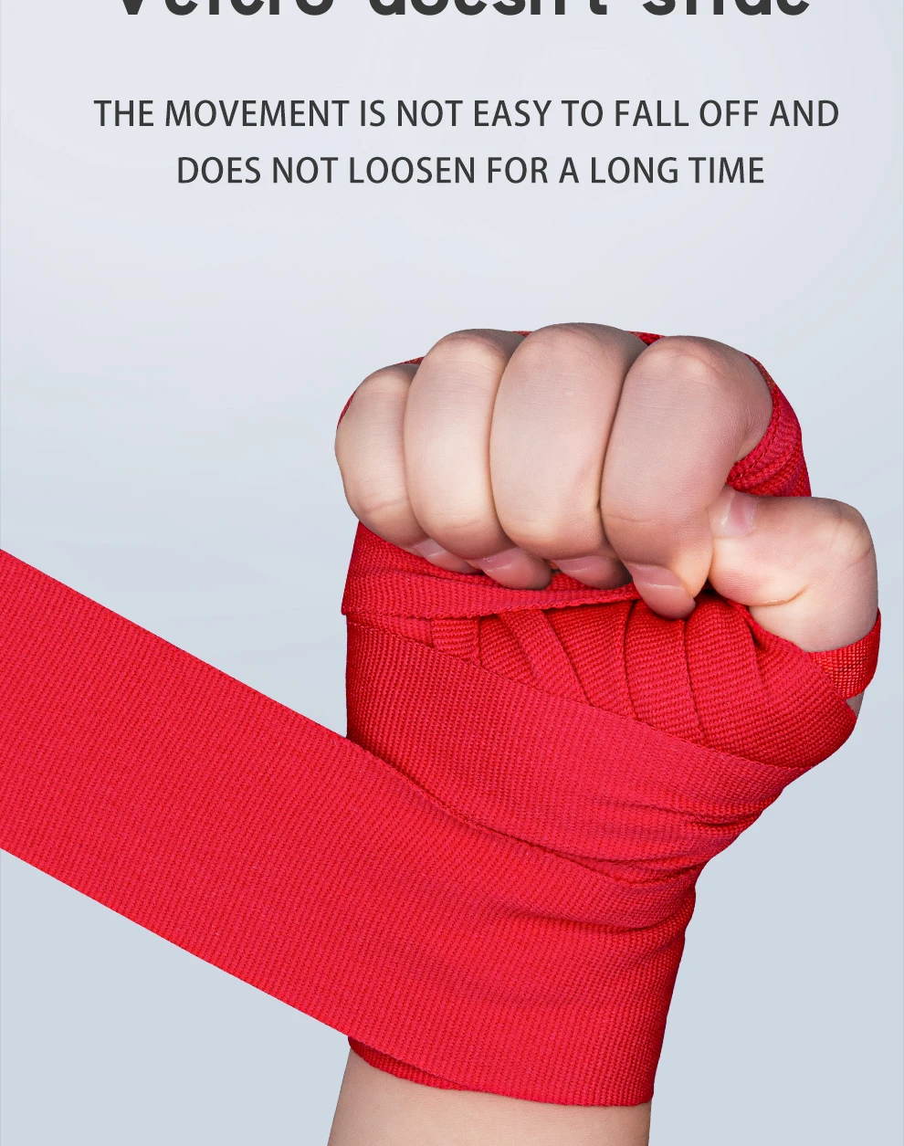 2 Stück 1,5/3/5 m Boxhandschuhe, elastische Boxhandbandagen, atmungsaktive Muay-Thai-Handbandage für Kickboxen, Muay Thai und MMA – Detail 8