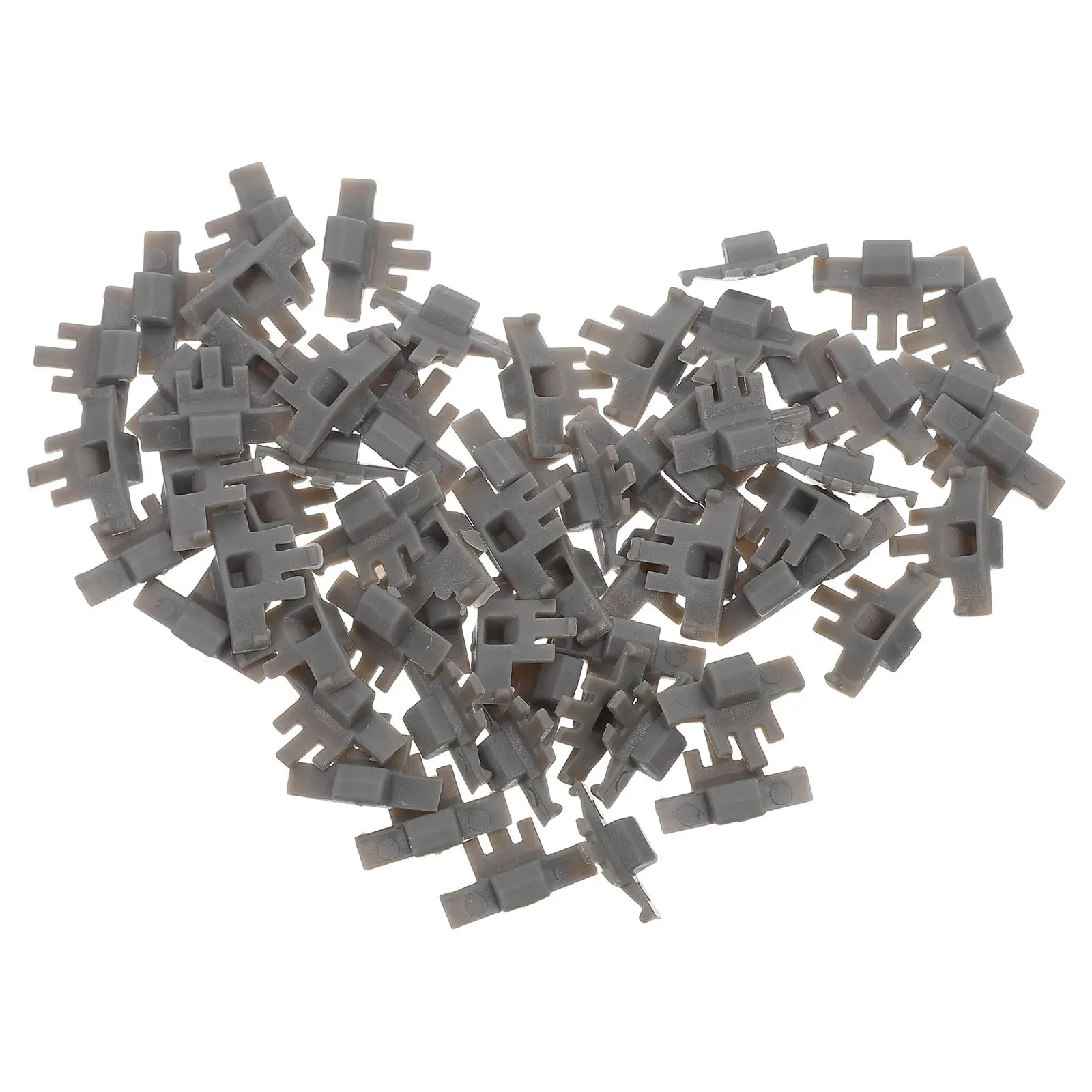 

50Pcs American Style Cabinet Hinge Restrictor Clip Plastic Door Hinge Angle Limiter Soft Close Cabinet Opening Stopper Silent