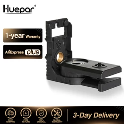 Huepar  Multifunctional L-shape Magnetic Bracket Laser Level Adapter With Adjustable Magnetic Pivoting Base to 180 Degree Holder