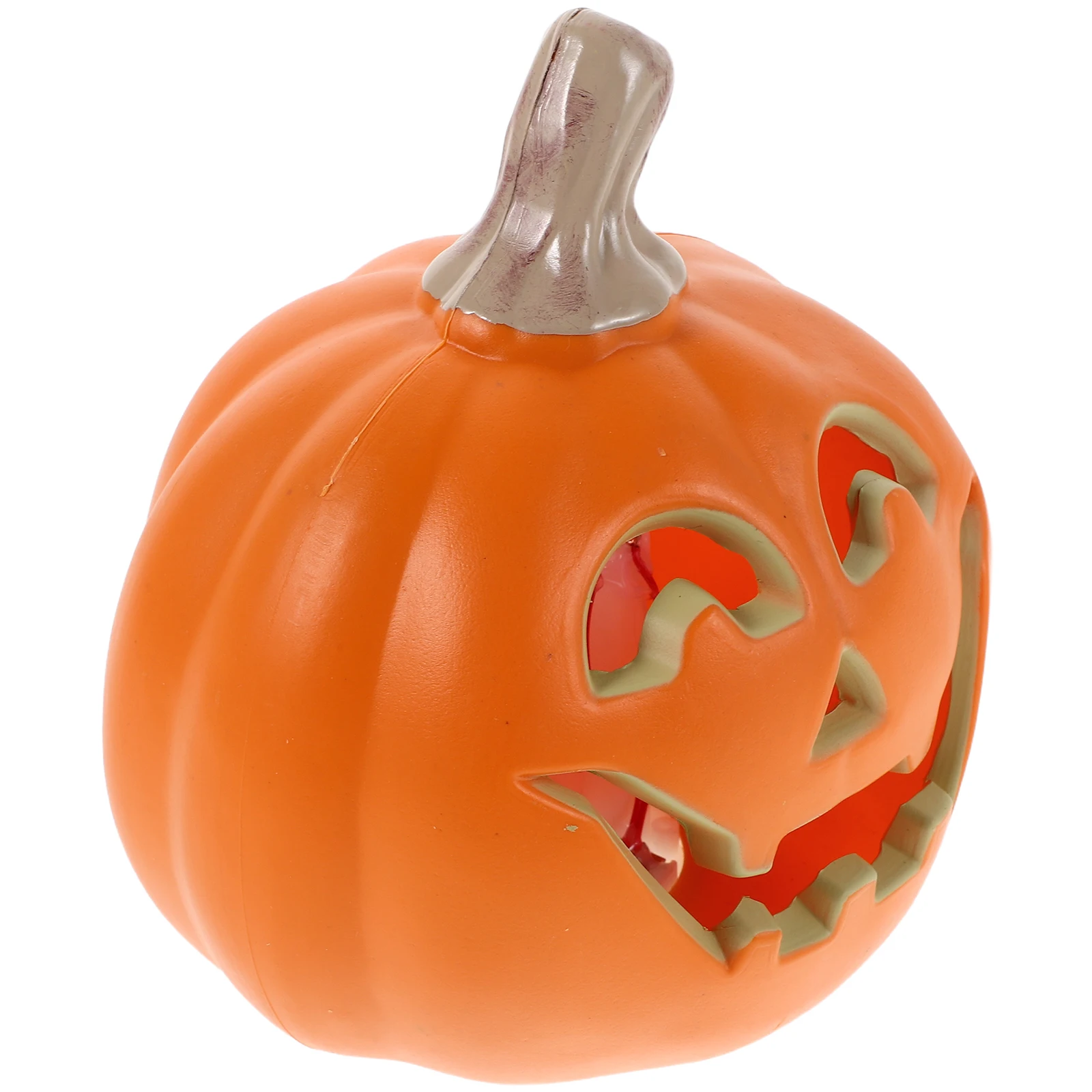 

Pumpkin Lantern Decoration Halloween Tabletop Ornament Decorations Props Light Plastic Fall up Party