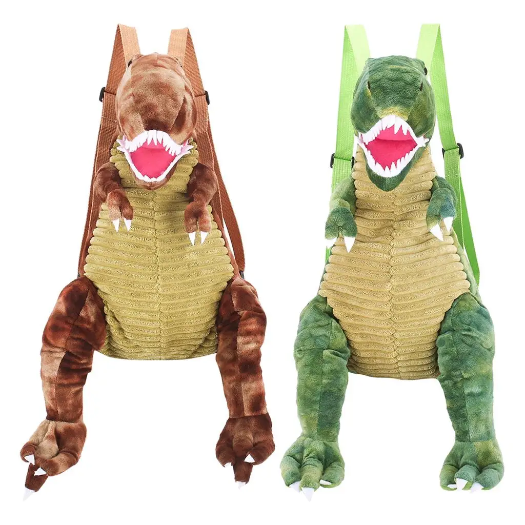 Dinosaur Plush Doll Dinosaur-Shape Backpack Bags Anti-lost Bag Travel Bag