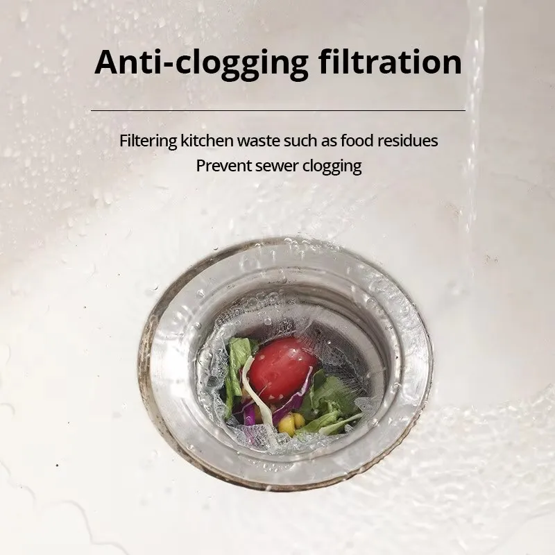 Sink Garbage Filter Sewer Kitchen Floor Drain Filter Sink Anti-Blocking Disposable Cleaning