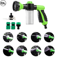 8 In1 Portable Wash Tools Auto Foam Lance Water Gun High Pressure Nozzle Jet Car Washer Sprayer Cleaning Tool Motorcycle Tools