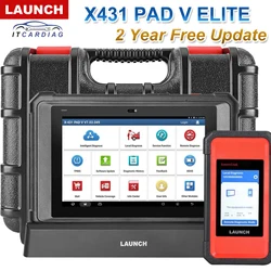 New LAUNCH X431 PAD V ELITE All System Diagnostic Tool ECU Coding Active Test Full Resets J2534 Programming Car OBD OBD2 Scanner