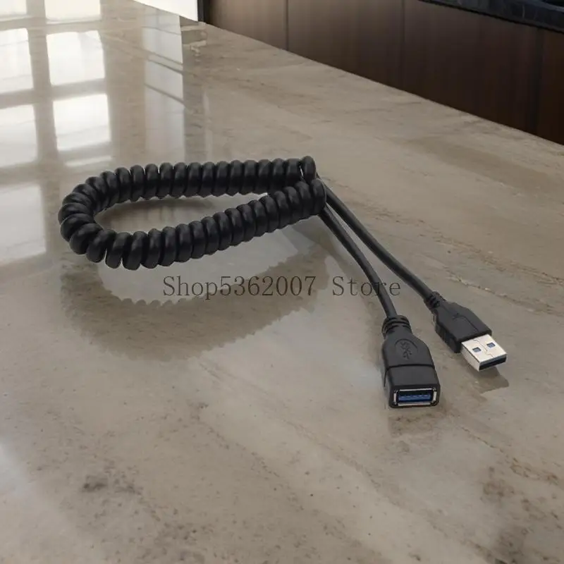 Spring USB Удлинительный шнур мужского к женскому подключению для жесткого диска ПК и принтера 40JB