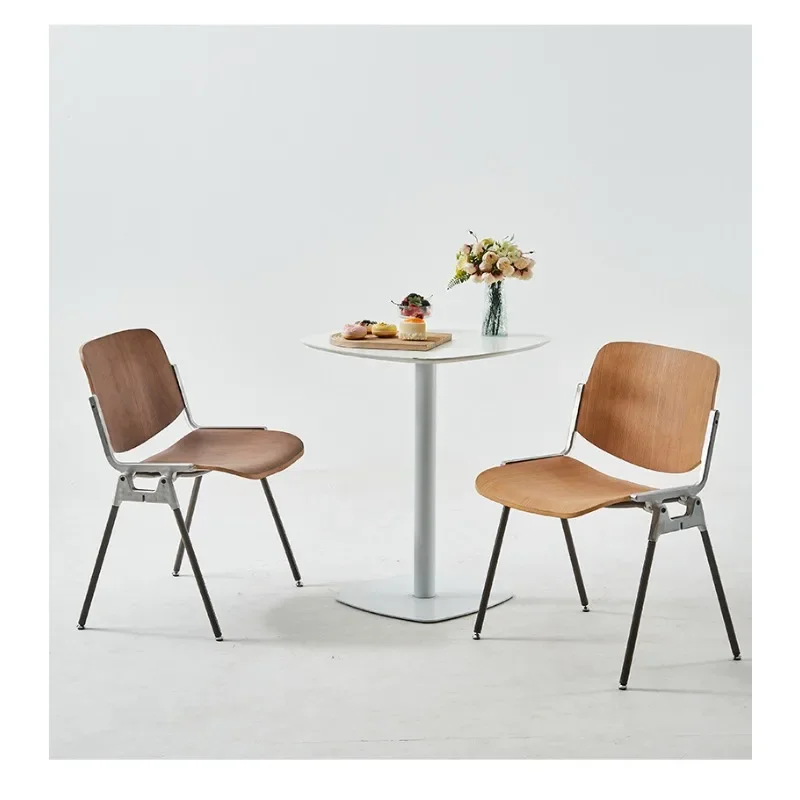 

Ancient Style Creative Design Sense Home Backrest Dining Chair Restaurant Wooden Leisure Stool Dinning Chair Furniture