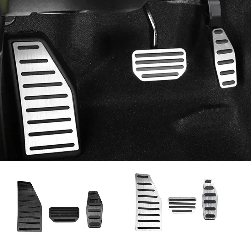 

For Suzuki Jimny JB64 JB74 2019+ Car Foot Rest Pedals Protective Cover Trim LHD AT/MT Aluminum Alloy Interior Accessories