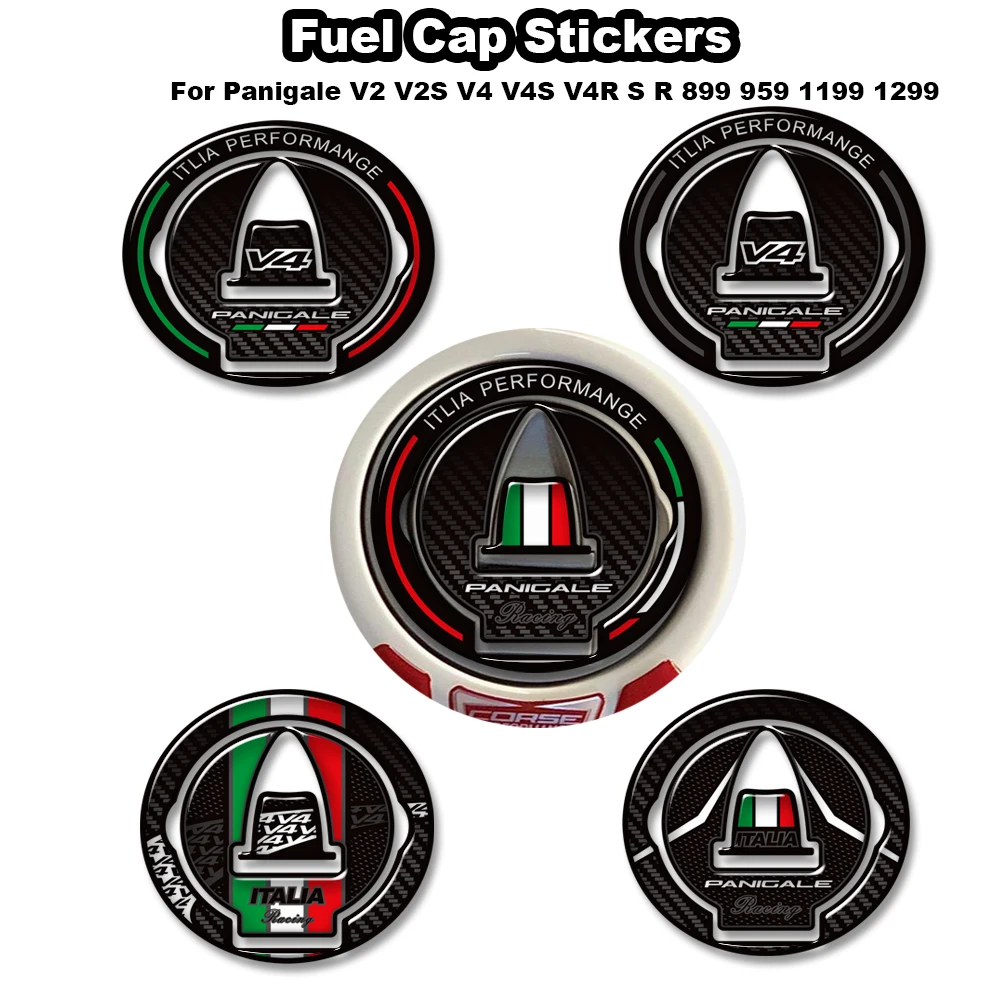 

Motorcycle Tank pad cap stickers protection For Ducati Panigale V2 V2S V4 V4S V4R S R 899 959 1199 1299