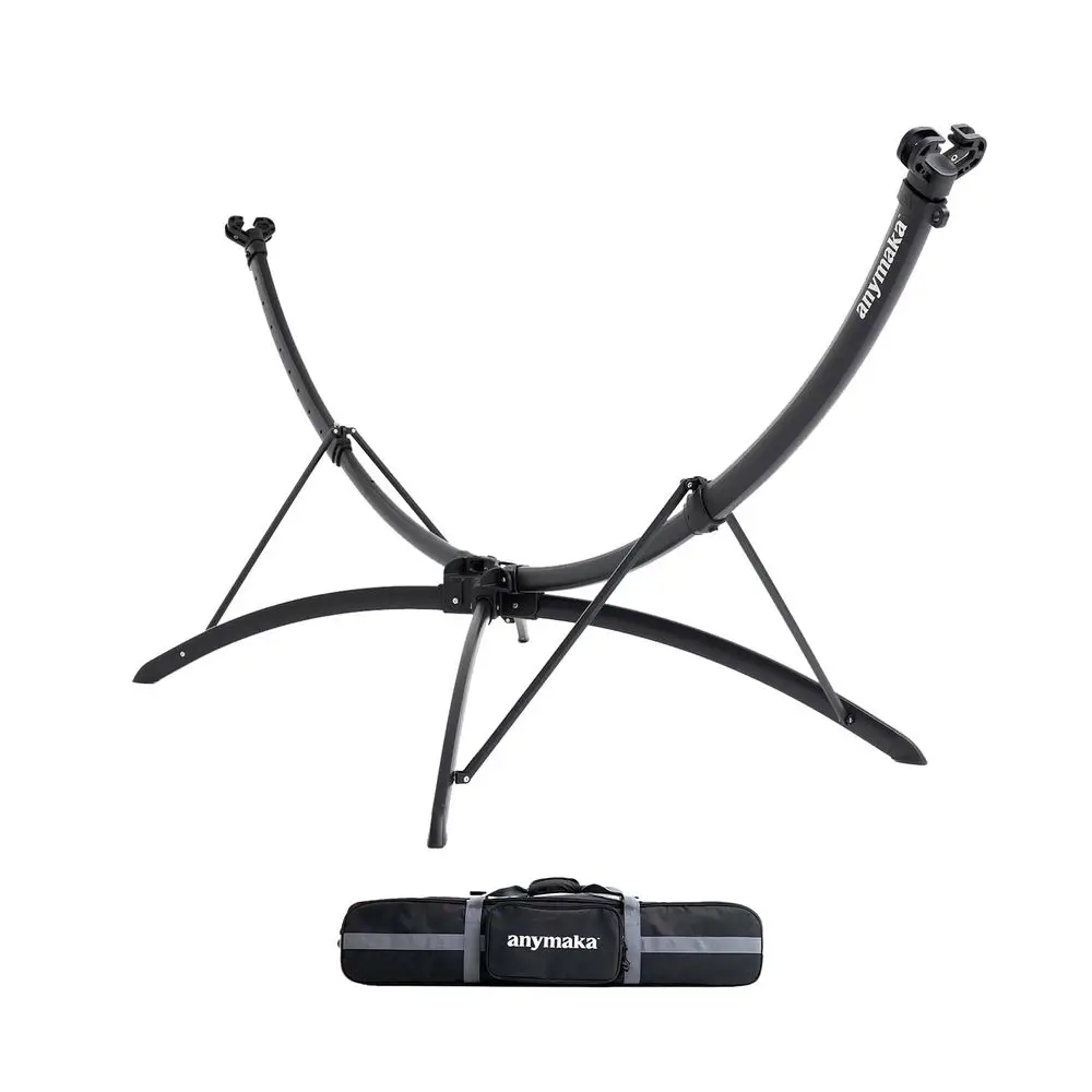 Portable Hammock Stand Only Set Up in 3 Seconds Supports 2 Person up to 550 LBS Stable on Any Terrain, Weather Resistant Travel