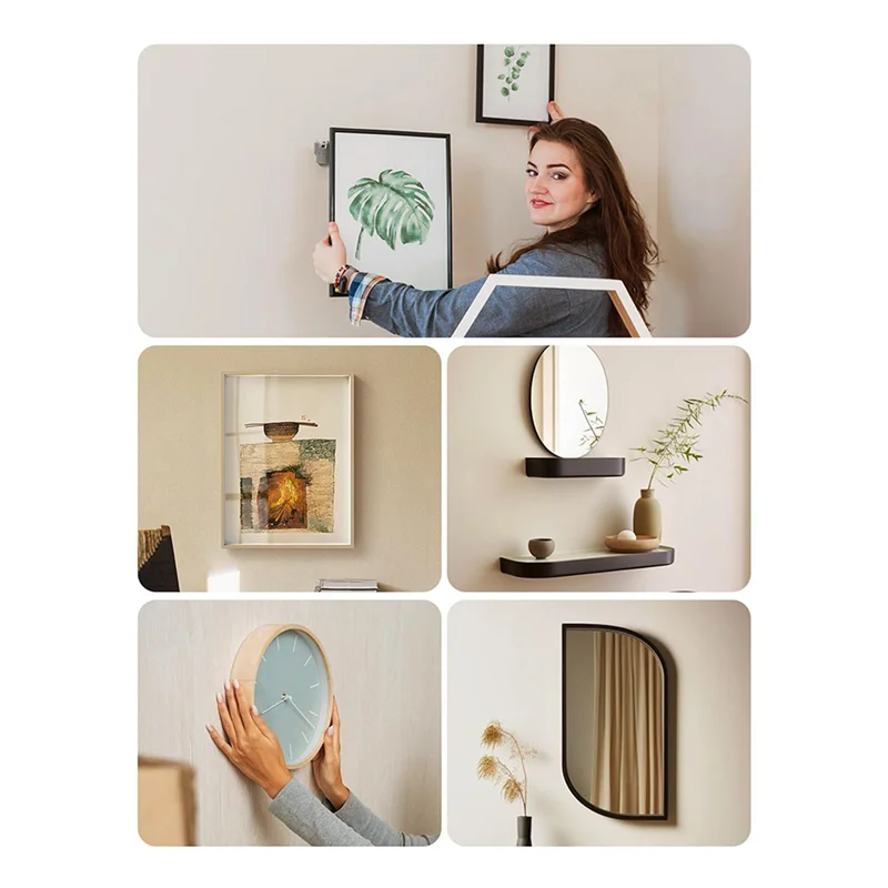 【B07R】40 grucce per quadri con artigli per cartongesso: ganci per appendere quadri da parete, per grandi immagini artistiche, poster fotografici, specchio per pittura