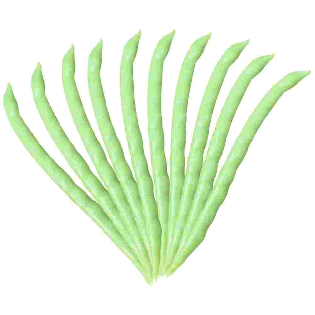 

10 Pcs Vegetables Store Photo Props Ornament Decorate Simulated Models Artificial Lifelike Green