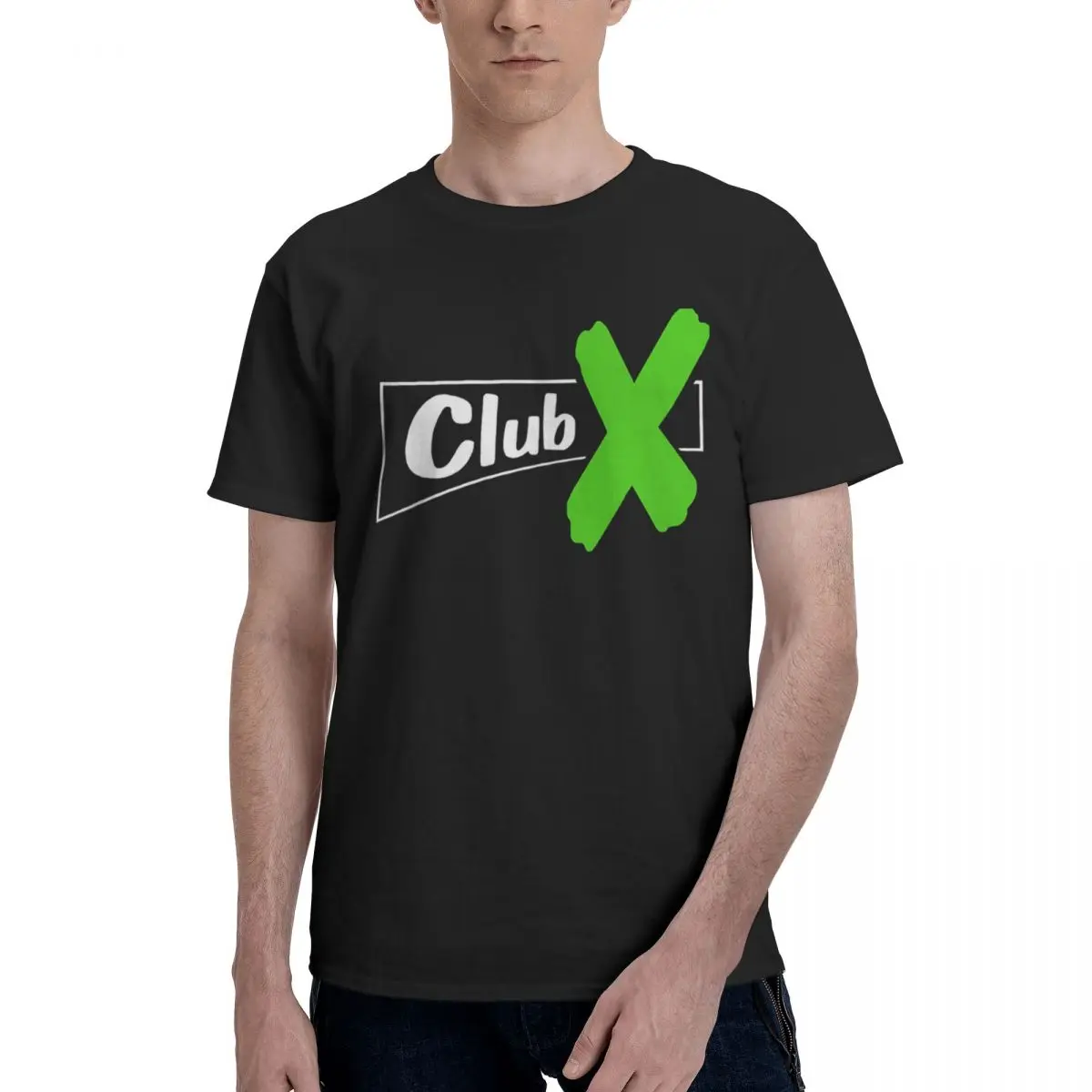 

Club X Hardcore 100% Cotton Casual Breathable Confortable T Shirt Funny T-Shirt For Men Men's Shirt