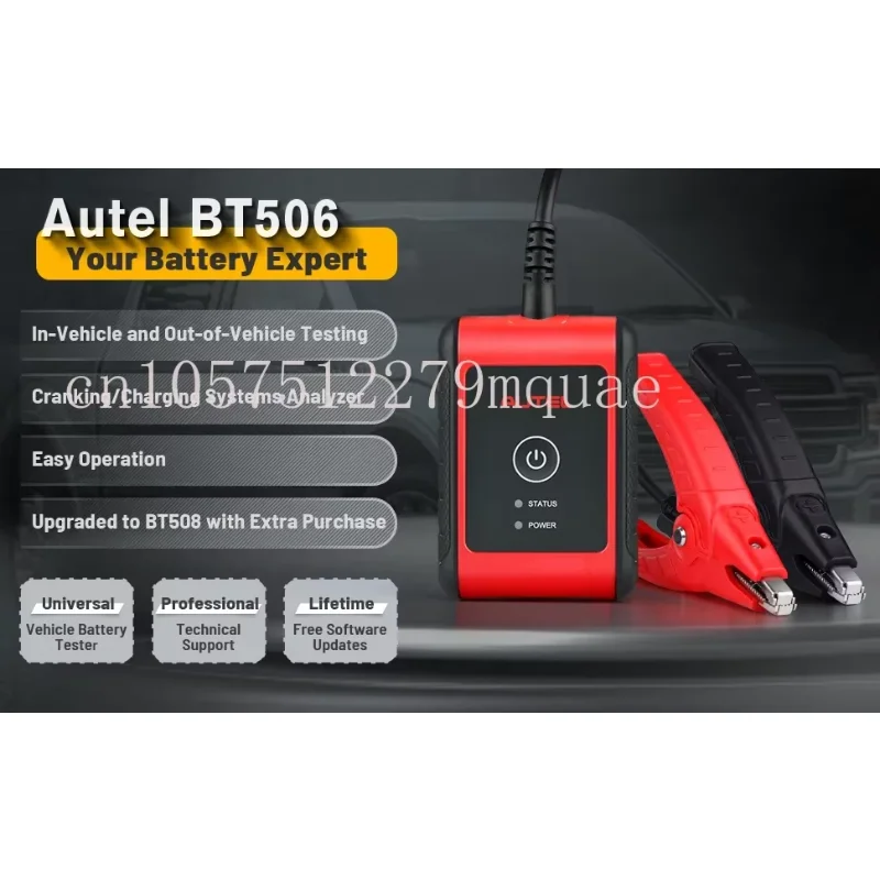 Chinese Version MaxiBAS BT506 Auto Battery and Electrical System Analysis Tool Test Cranking/Charging Systems Test 6-12 Volts