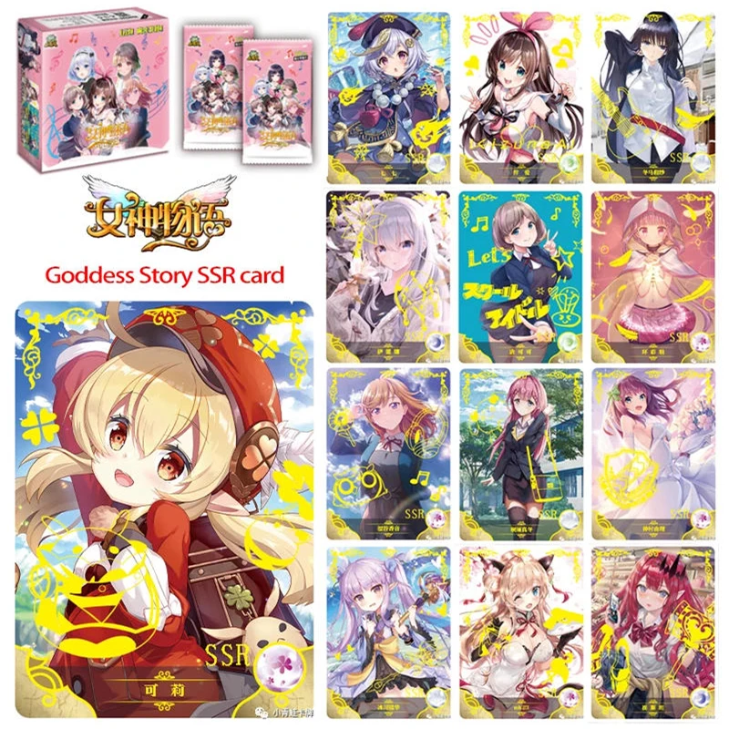 

Коллекционные карты Anime Goddess Story: наборы 1M01, 1M02, 5M01, 2M02 (SSR, SR, R) — идеальный подарок на Рождество и День рождения, детские игрушки