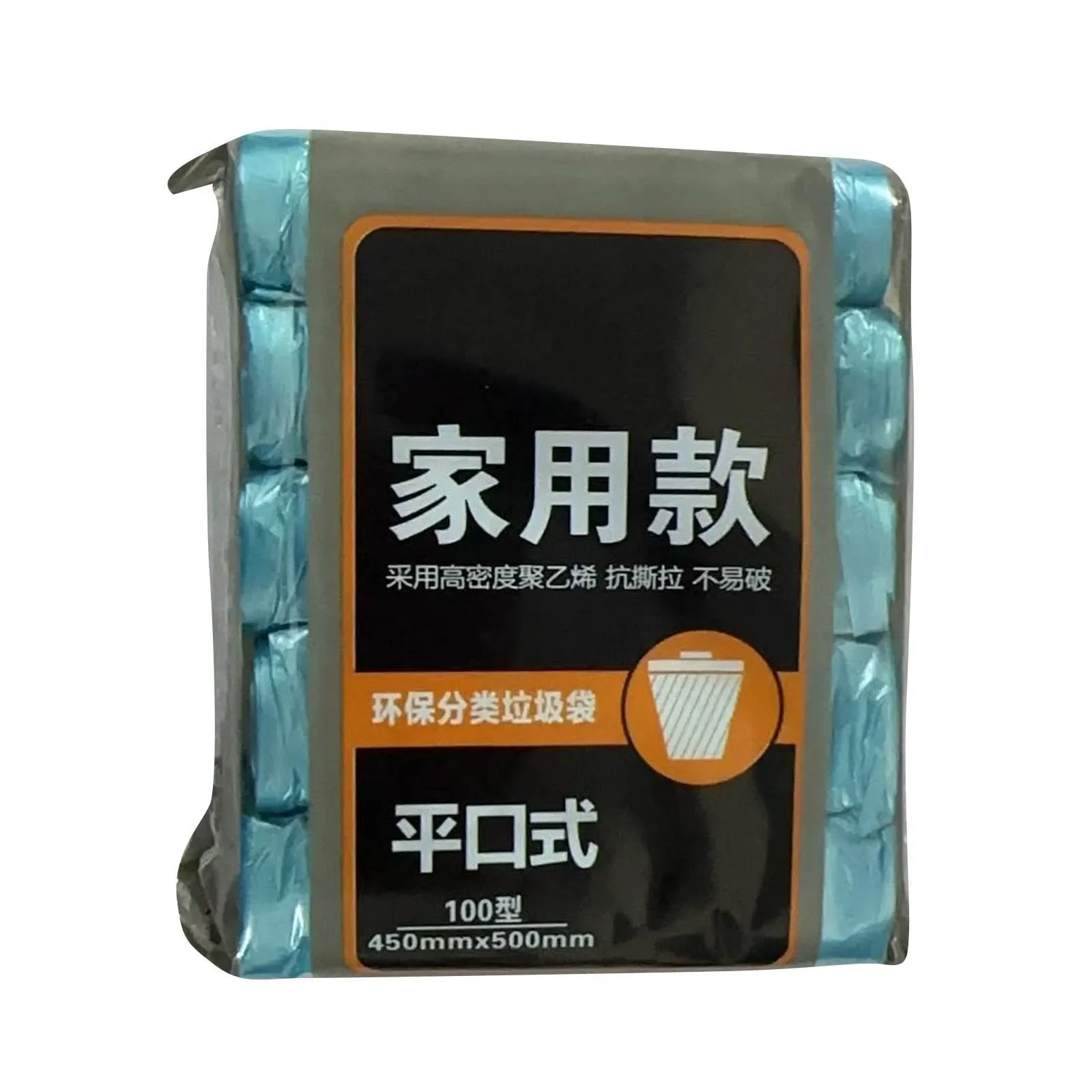 

Disposable rash Bags Portable PE Rubbish Bags Wastebasket Bags Garbage Bags For Kitchen Bedroom Waste 5 Rolls/100 Counts