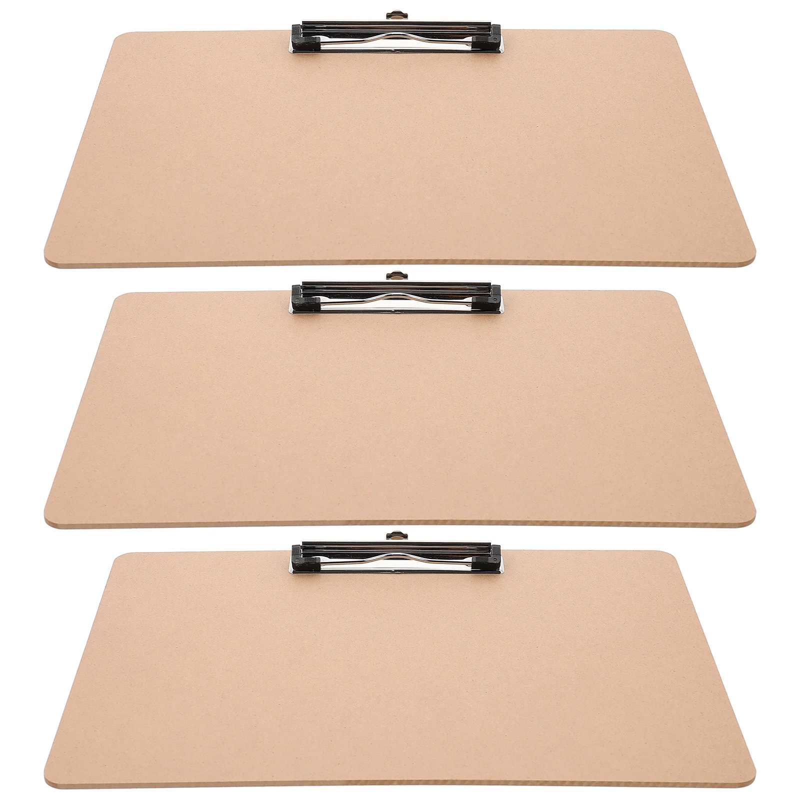 3 Pcs Cork Boards Writing Office Folders Hard Meeting Recording Clipboard Student