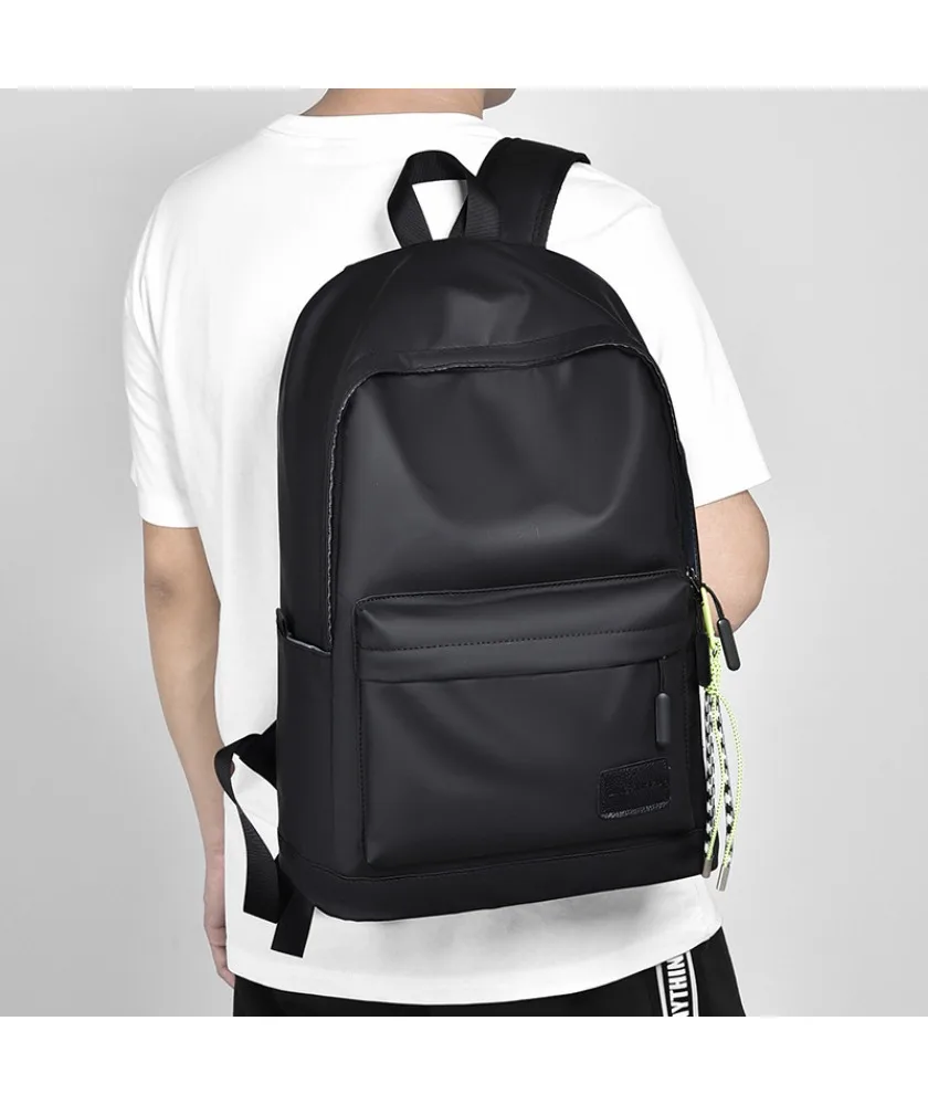 

Casual fashion backpack Large capacity student schoolbag Korean version trendy brand simple backpack