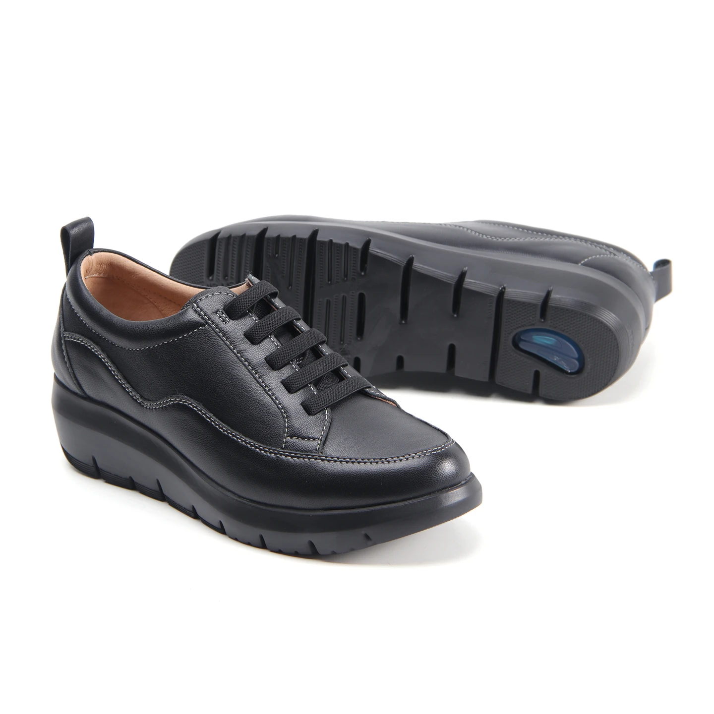 รองเท้าผ้าใบหนังแท้สำหรับผู้หญ - Sneakers Fashion Women บทวิจารณ์และราคา