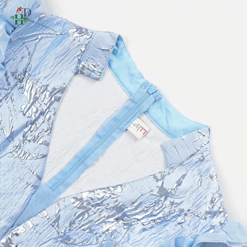 Abiti africani per le donne 2025 Abito da cerimonia nuziale di nuova moda Abito da sera vintage con maniche a sbuffo casual Gonna a pieghe