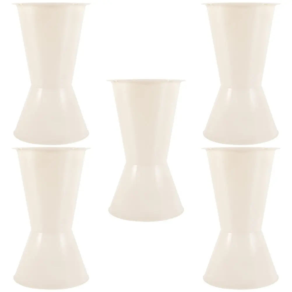 5Pcs Lightweight Plastic Bouquet Holder for Artificial Flowers Bridal Bouquet Support Base Flower Stem Holder Wedding Table - view 5