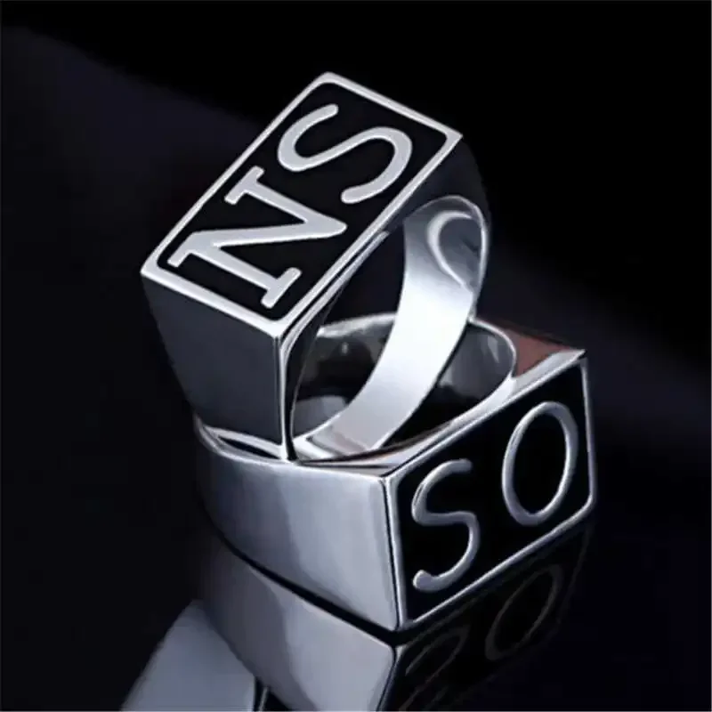 TV Sons of Anarchy SOA Cosplay SONS Rings SO NS Silver Golden Mayans MC Steampunk Hip Hop Ring Unisex Jewelry Accessories Props